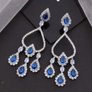 Akruti Collection Sparkling AD Dangler Earrings | Festive & Ethnic Wear