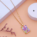 Akruti Collection Gold Plated Chain Pendant
