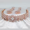 Akruti Collection American Diamonds Choker Necklace Set