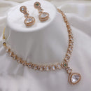 Akruti Collection Gold Plated Polki Kundan Stone Necklace Set