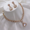 Akruti Collection Gold Plated Polki Kundan Stone Necklace Set