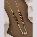 Akruti Collection Gold Plated Long Mangalsutra