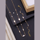 Akruti Collection Gold Plated Beads Combo Set