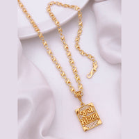 Akruti Collection Gold Plated Austrian Stone Men's Chain Pendant