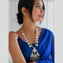 Akruti Collection Oxidised Plated Necklace