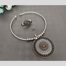 Akruti Collection 2 Tone Plated Necklace Set