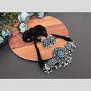 Akruti Collection Oxidised Plated Neckalce Combo Set