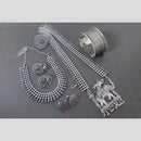 Akruti Collection Oxidised Plated Neckalce Combo Set