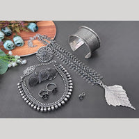 Akruti Collection Oxidised Plated Combo Set