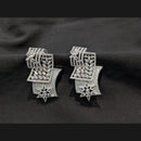 Akruti Collection Silver Plated American Daimonds Dangler Earrings