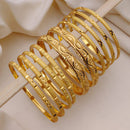 Akruti Collection Premium Forming Gold All-Day Wear Bangle Set