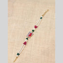 Akruti Collection Elegant Pearl Rakhi – Traditional Love with a Touch of Grace