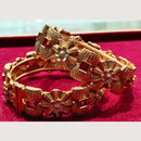 Akruti Collection Crafted Beauty Meenakari Openable Bangle Set