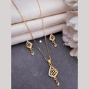 Akruti Collection Delicate Austrian Chain Pendant Set