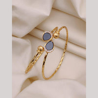Akruti Collection Antique Polish Trendy Austrian Stone Adjustable Bracelet
