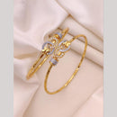 Akruti Collection Antique Polish Trendy Austrian Stone Adjustable Bracelet