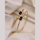 Akruti Collection Antique Polish Trendy Austrian Stone Adjustable Bracelet