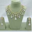 Akruti Collection American Diamond Necklace Set