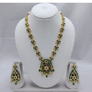 Akruti Collection Kundan Stone Long Necklace Set