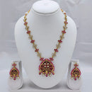 Akruti Collection Kundan Stone Long Necklace Set