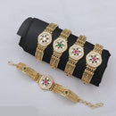 Akruti Collection Antique Polish Trendy Pota Stone Adjustable Bracelet
