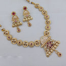 Akruti Collection Pota Stone Necklace Set