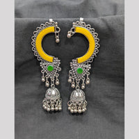 Akruti Collection Stylish Oxidised Jhumki EarCuffs For Navratri And Garba Night