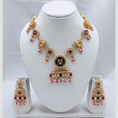 Akruti Collection Premium Kundan & Pearl Necklace Jewelry for Weddings