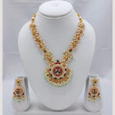 Akruti Collection Premium  Pota & Pearl Necklace Set for Every Occassions