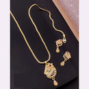 Akruti Collection Elegant Glam Pota And Austrian Chain Pendant Set