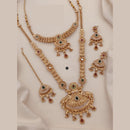 Akruti Collection Cultural Grace Pota Stone And Meenakari Necklace Set