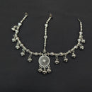 Akruti Collection Oxidised Plated Stunning Navratri Damini Maangtikka