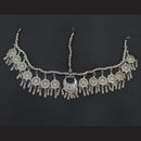 Akruti Collection Oxidised Plated Stunning Navratri Mirror Damini Maangtikka