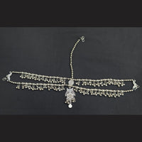 Akruti Collection Oxidised Plated Stunning Navratri Mirror Damini Maangtikka