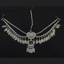 Akruti Collection Oxidised Plated Stunning Navratri Damini Maangtikka