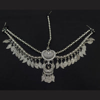 Akruti Collection Oxidised Plated Stunning Navratri Damini Maangtikka