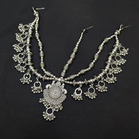 Akruti Collection Oxidised Plated Stunning Navratri Damini Maangtikka