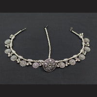 Akruti Collection Oxidised Plated Stunning Navratri Damini Maangtikka