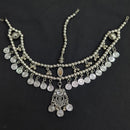 Akruti Collection Oxidised Plated Stunning Navratri Mirror Damini Maangtikka