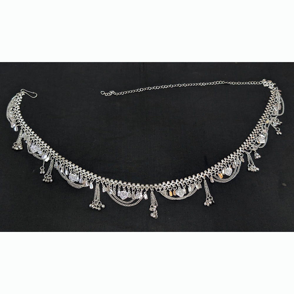 Akruti Collection Royal Oxidised Plated Kamarbandh