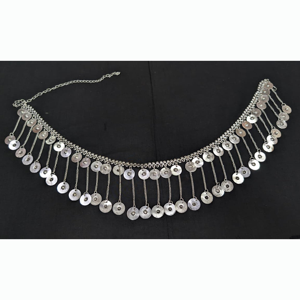 Akruti Collection Royal Oxidised Plated Kamarbandh