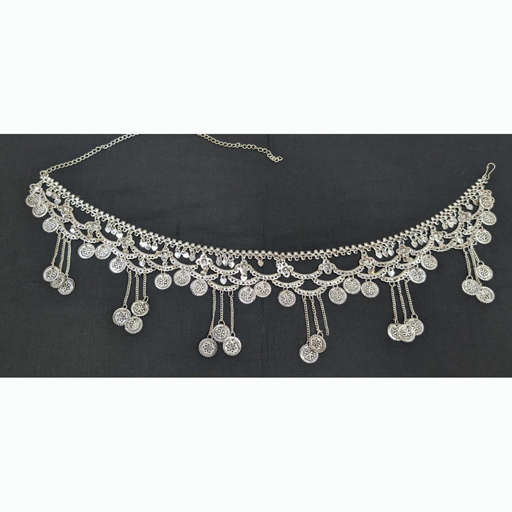 Akruti Collection Royal Oxidised Plated Kamarbandh
