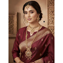 Akruti Collection Dazzling Pota Stone Double Necklace Set