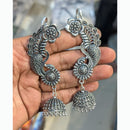 Akruti Collection Stylish Oxidised Jhumki EarCuffs For Navratri And Garba Night