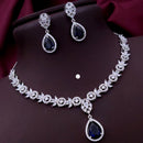 Akruti Collection Shimmering American Diamond Necklace Set