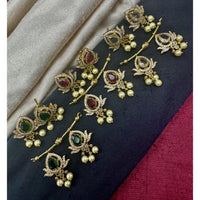 Akruti Collection Royal Pota And Austrian Stone Pendant Set (1 set only)