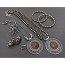 Akruti Collection Royal 2 Tone Plated Ethnic Combo Set
