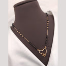 Akruti Collection Elegant Austrian Stone And Beads Black Beads Mangalsutra