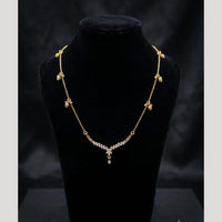 Akruti Collection Elegant Austrian Stone And Beads Black Beads Mangalsutra