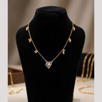 Akruti Collection Elegant Austrian Stone And Beads Black Beads Mangalsutra